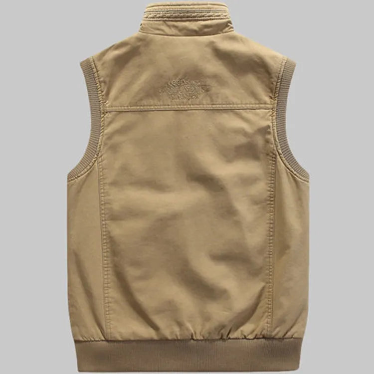 Tim | vintage outdoorvest met zakken