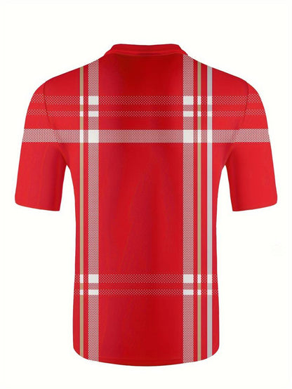 Henry – modieus rood golfshirt in streetstyle