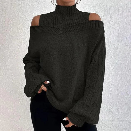 Maeve | elegante off-shoulder lange mouwen