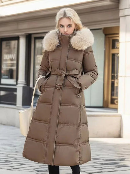 Elisabeth - luxe lange parka jas