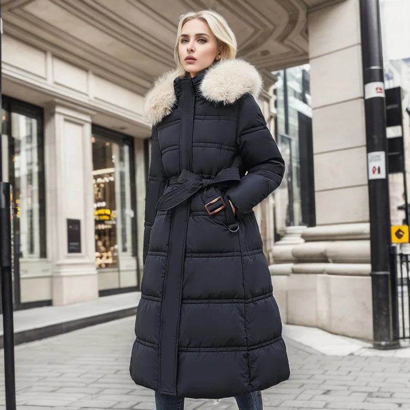 Elisabeth - luxe lange parka jas