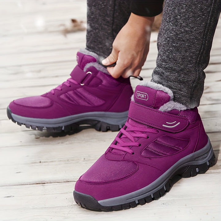 Met fleece gevoerde wandelschoenen voor dames