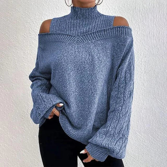 Maeve | elegante off-shoulder lange mouwen