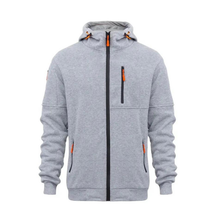 Christoffel - casual herenjack met capuchon| rits