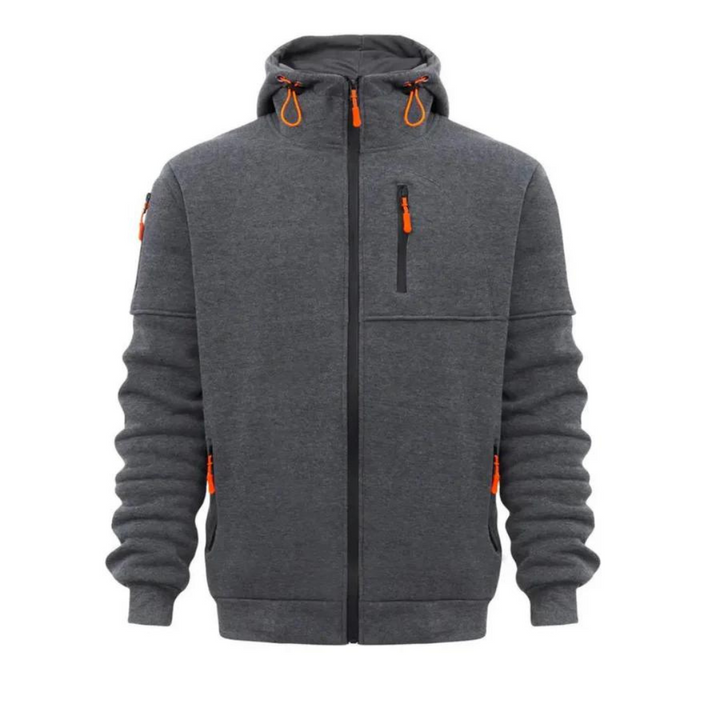 Christoffel - casual herenjack met capuchon| rits