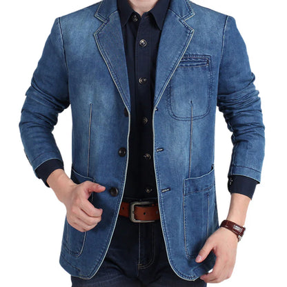 Peter – stijlvolle denimblazer