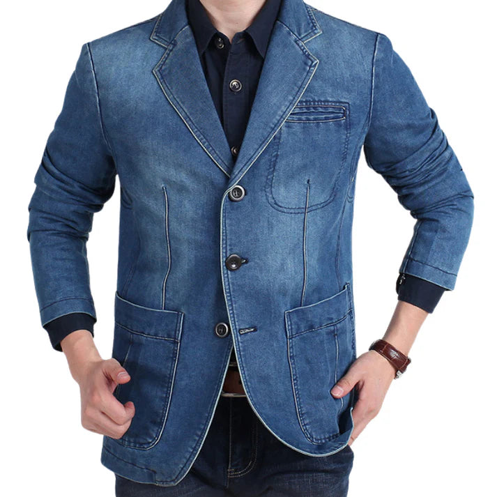 Peter – stijlvolle denimblazer