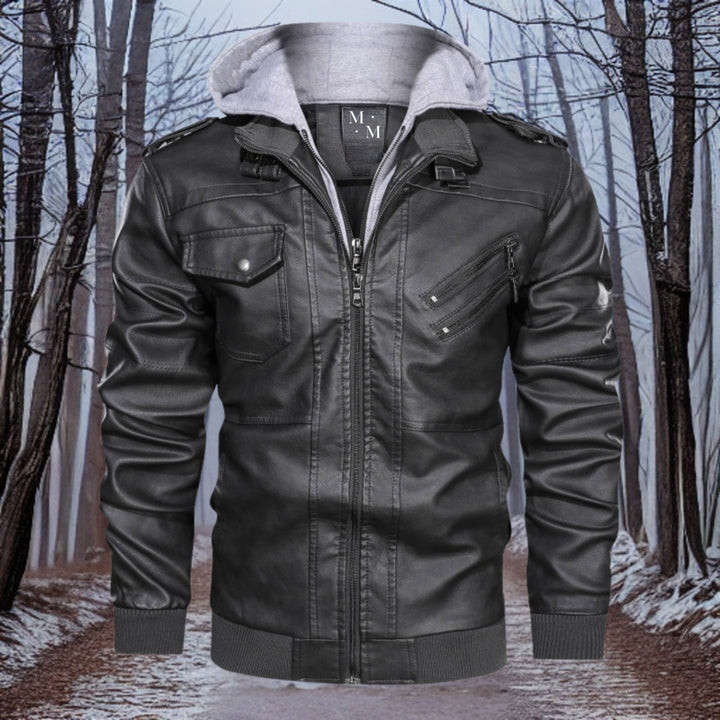 Heatleather – premium warm leren jack met capuchon