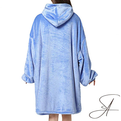 Jeda | comfortabele pluche hoodie