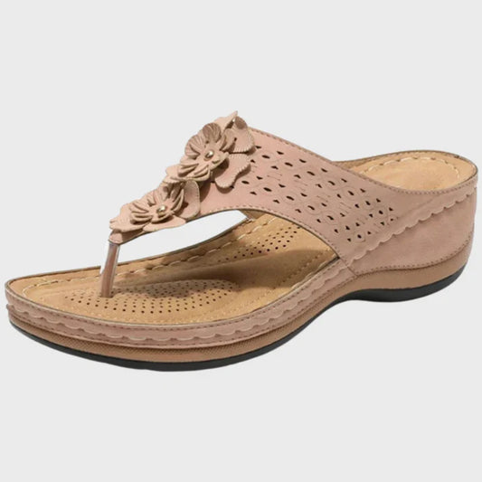 Trendige damen-flipflops