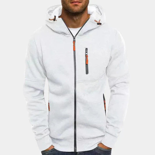 Jacks - herensweatshirt met capuchon en ritssluiting