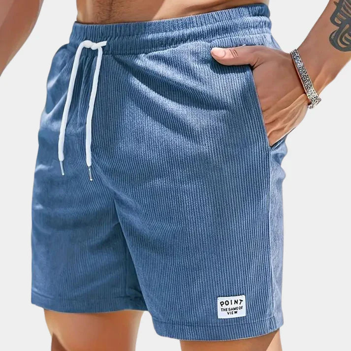 Comfortabele corduroy short voor heren