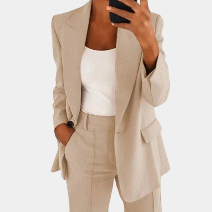 Stilvolles blazer-set für damen