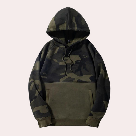 Costas - verstelbare camouflagehoodie voor heren