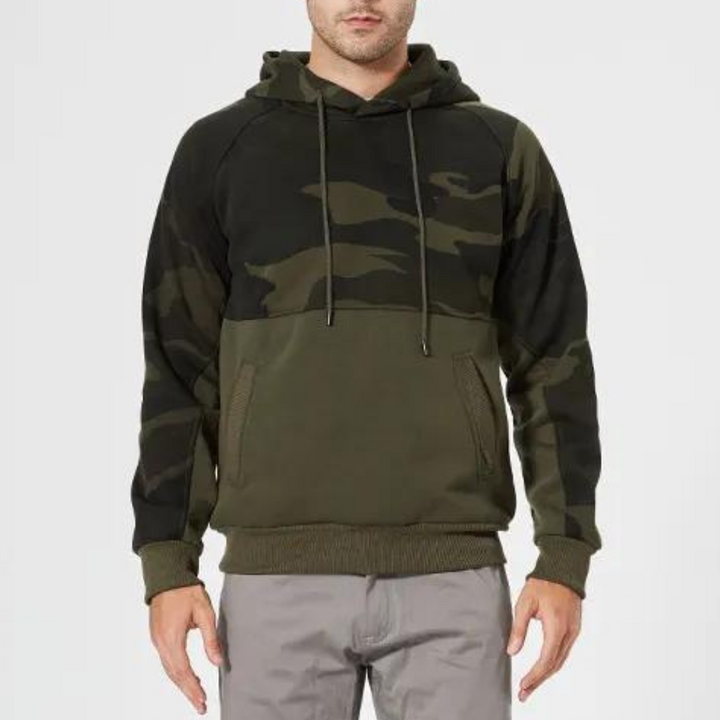 Costas - verstelbare camouflagehoodie voor heren