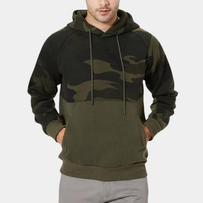 Costas - verstelbare camouflagehoodie voor heren