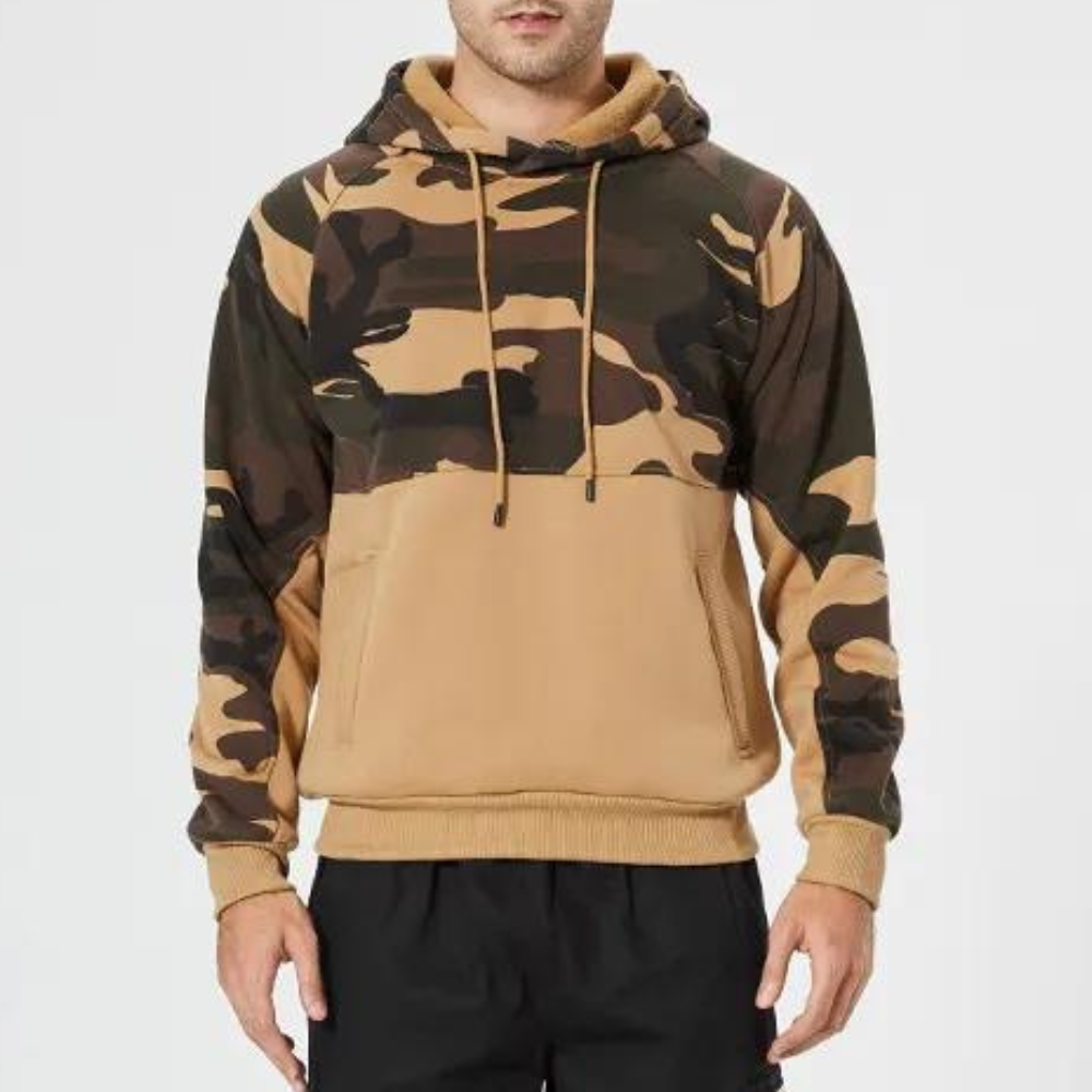 Costas - verstelbare camouflagehoodie voor heren