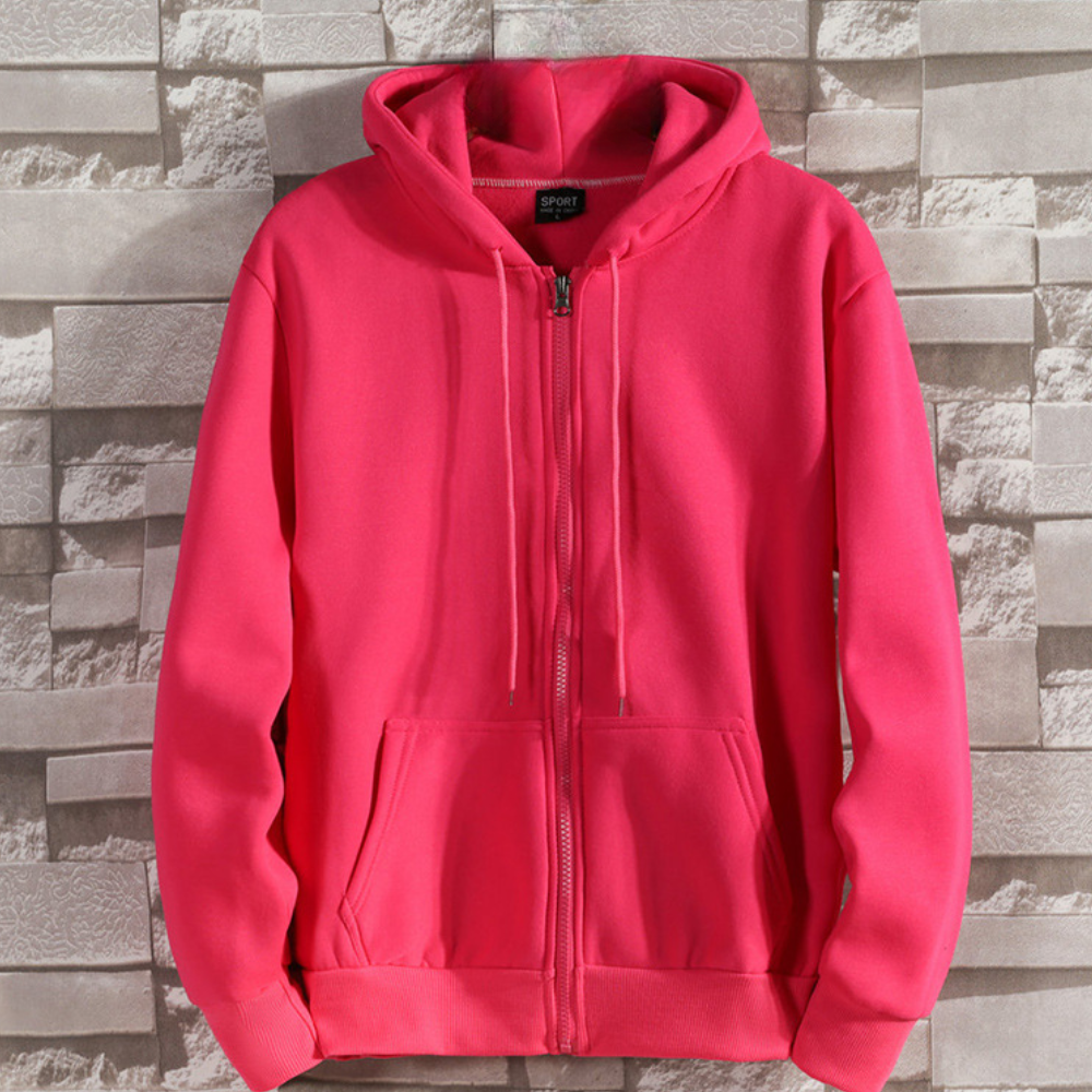 Lorand - trendy herenhoodie met ritssluiting