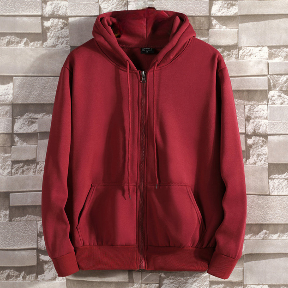 Lorand - trendy herenhoodie met ritssluiting