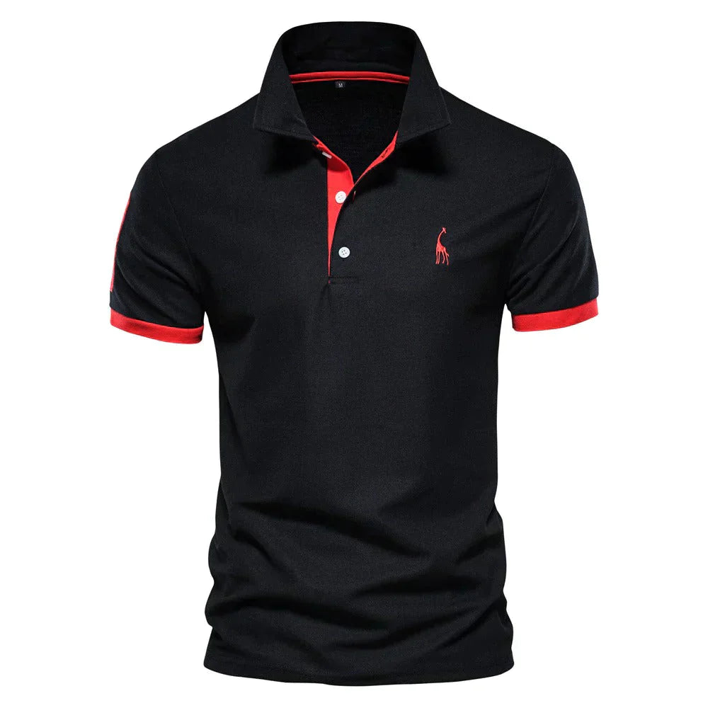 Polo Shirt schwarz für Herren