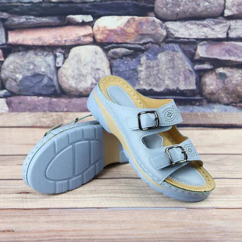 Orthopedische leren sandalen | glayza