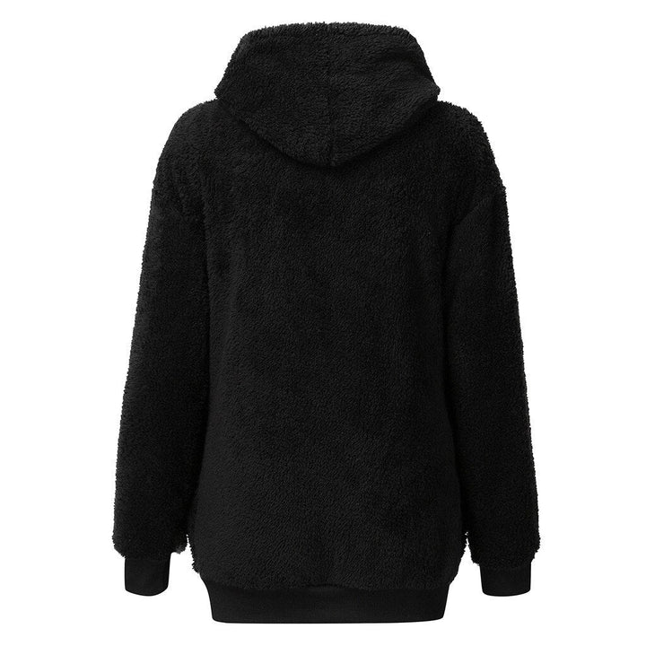 Susi - donzig fleece damessweatshirt met capuchon