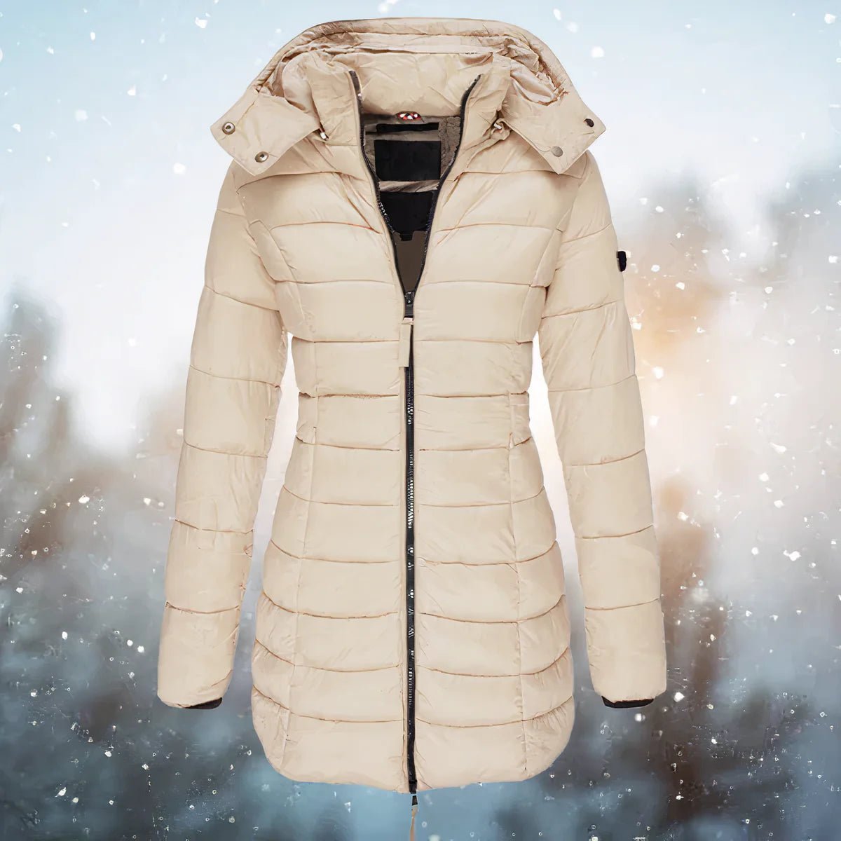 Warme en comfortabele winterjas - celes