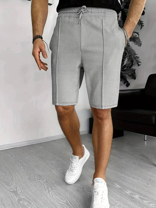 Oliver – wafelgebreide sportshort voor heren