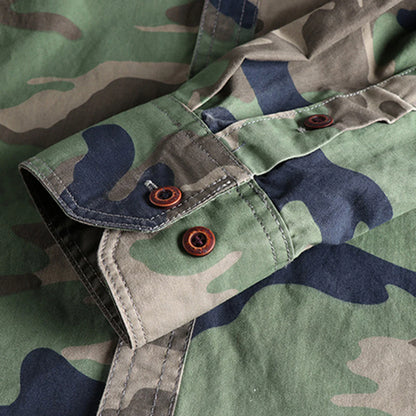 Abel - militair camouflage zomershirt voor heren