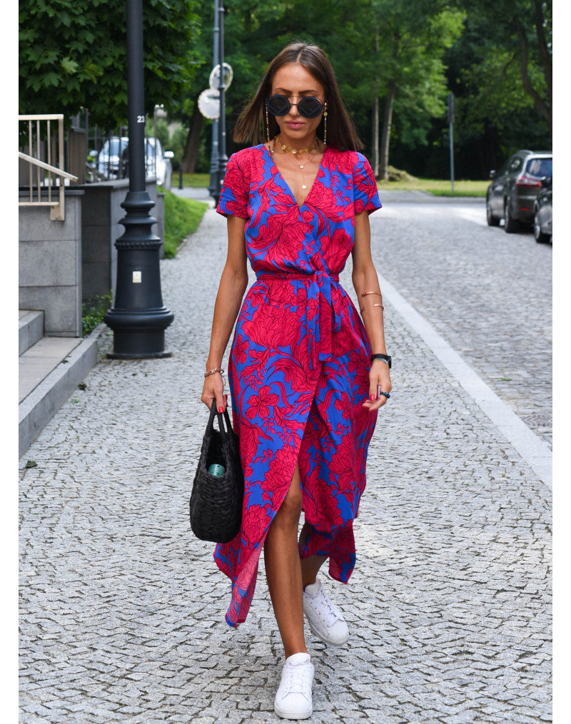 Zomerse maxi-jurk met bloemen - Linda