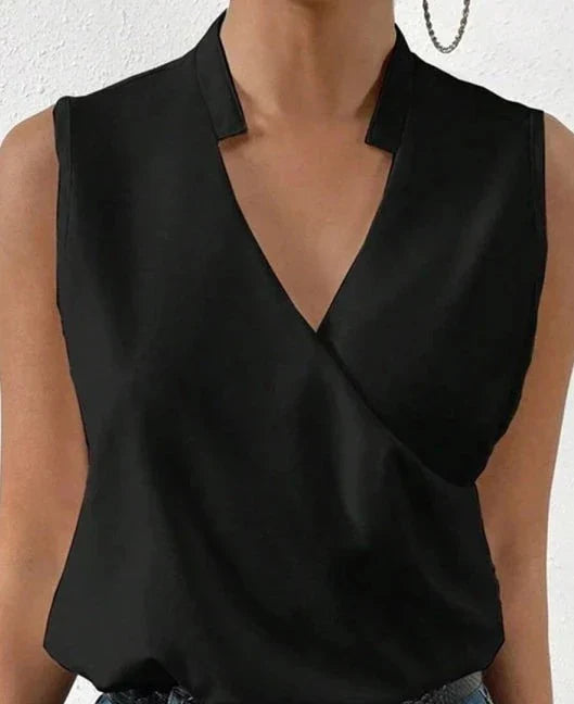 Elegant - mouwloze effen top