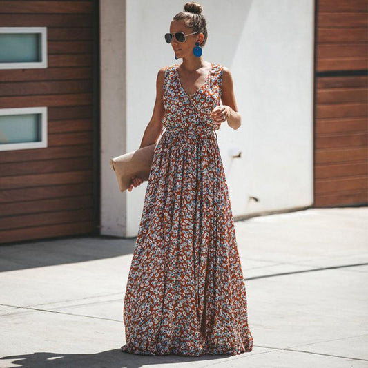 Chique zomer maxi-jurk | selerine