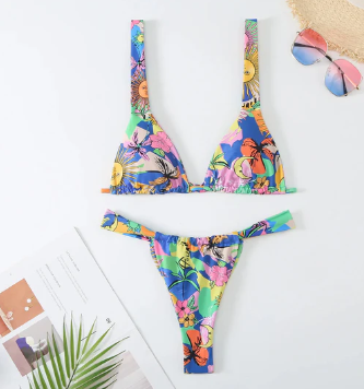 Leah - bikini met bloemenprint