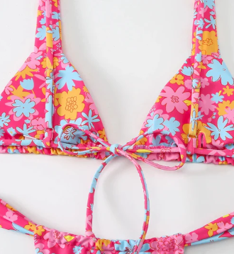 Leah - bikini met bloemenprint