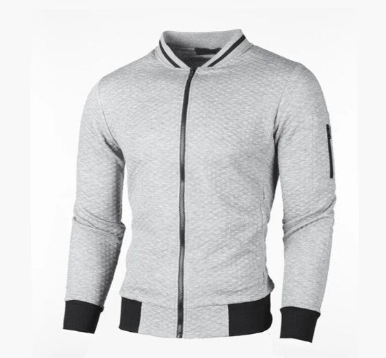 Keda - herensweatshirt met ritssluiting en opstaande kraag