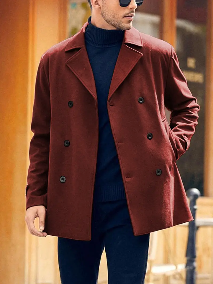 Miles - stijlvolle herentrenchcoat met een klassiek design