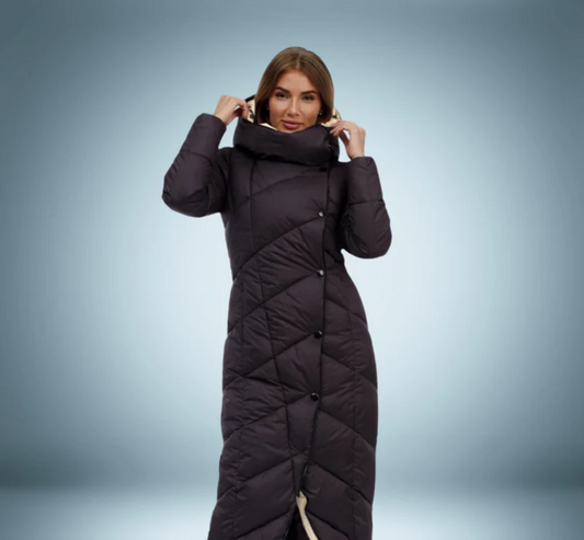 Exclusieve parka met knoopsluiting