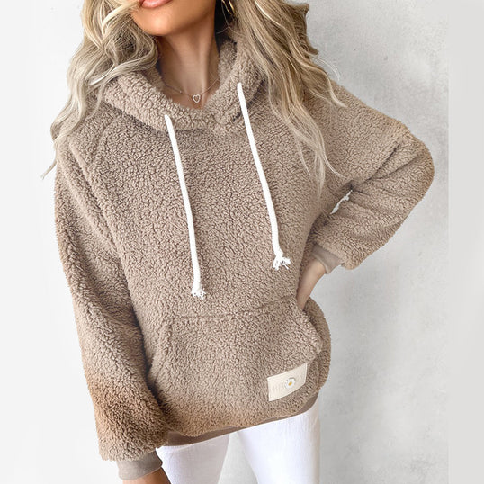 Klara l gezellig fleece teddyjack