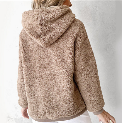 Klara l gezellig fleece teddyjack