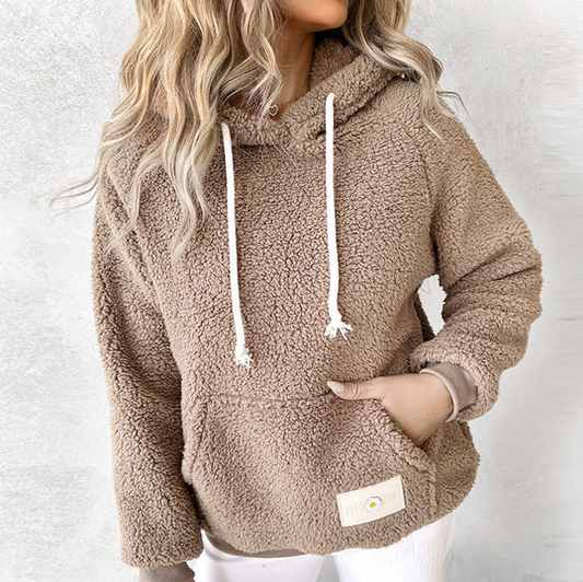 Klara l gezellig fleece teddyjack