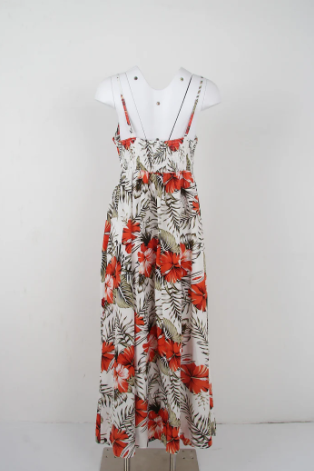 Emily – romantische mouwloze maxi-jurk met bloemenprint