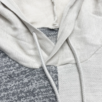 Greco - moderne patchwork hoodie voor heren