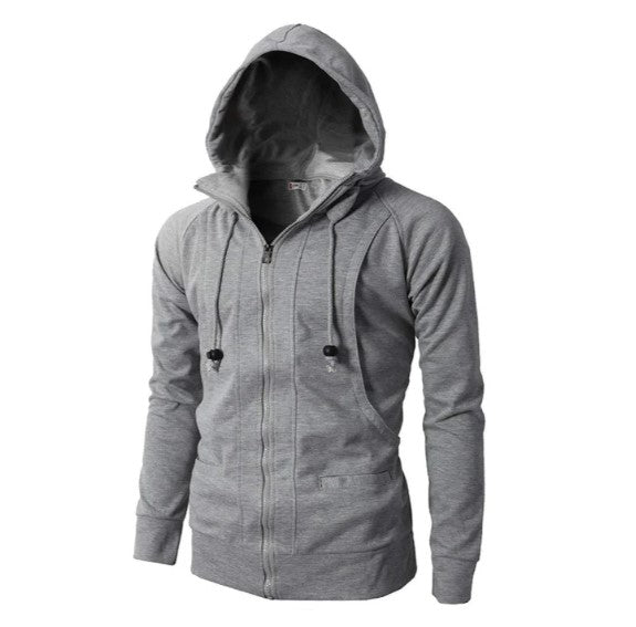 Lewa - herenhoodie met ritssluiting