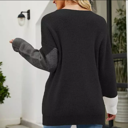 Veelkleurig sweatshirt voor dames - amosena