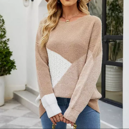 Veelkleurig sweatshirt voor dames - amosena