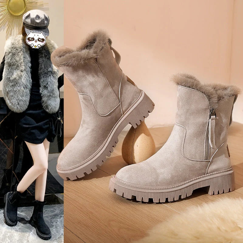 Tanja - enkelhoge snowboots voor dames