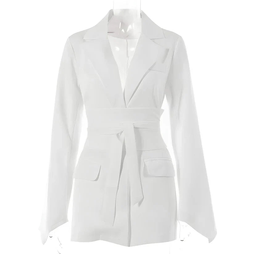 Ravikna - elegante blazer met riem