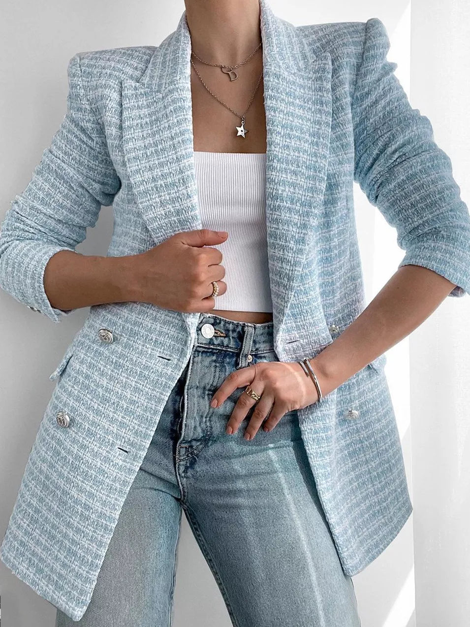 Greta - carrière-tweedblazer