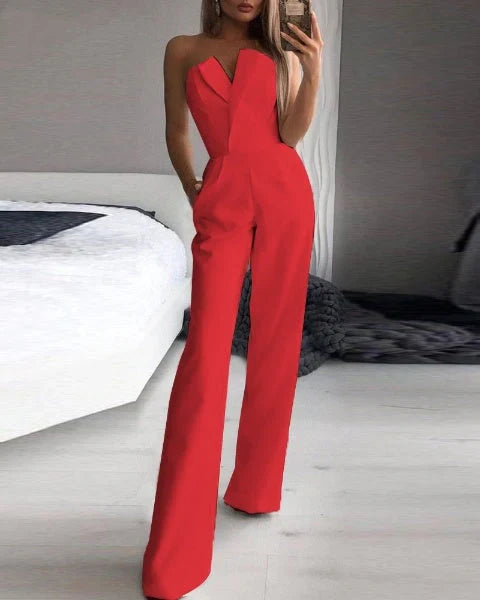 Melia - roterende mouwloze jumpsuit