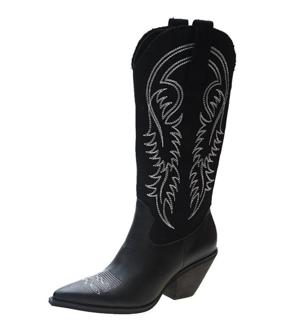 Leren dames cowboylaarzen kniehoog - must-have voor de winter